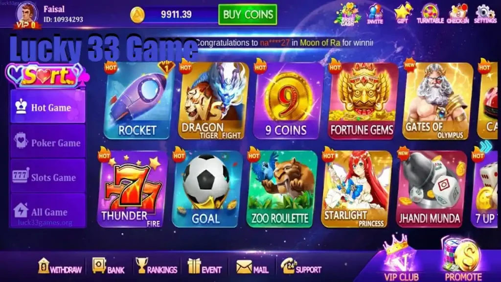 Lucky 33 Games