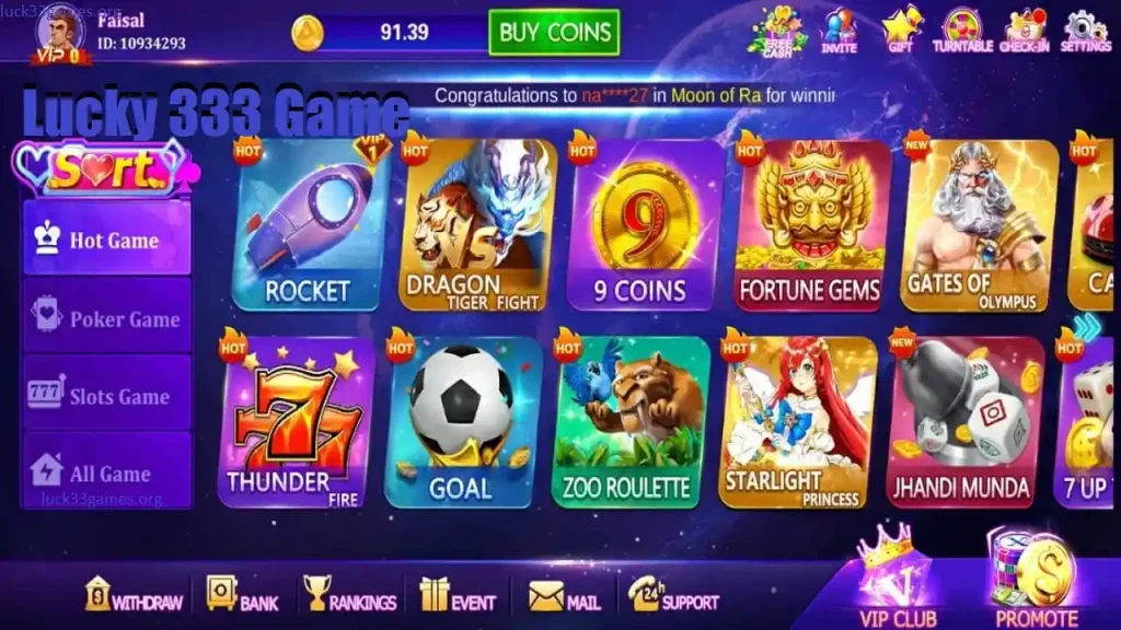 Lucky 333 Games