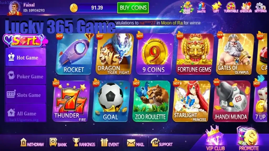 Lucky PK365 Games